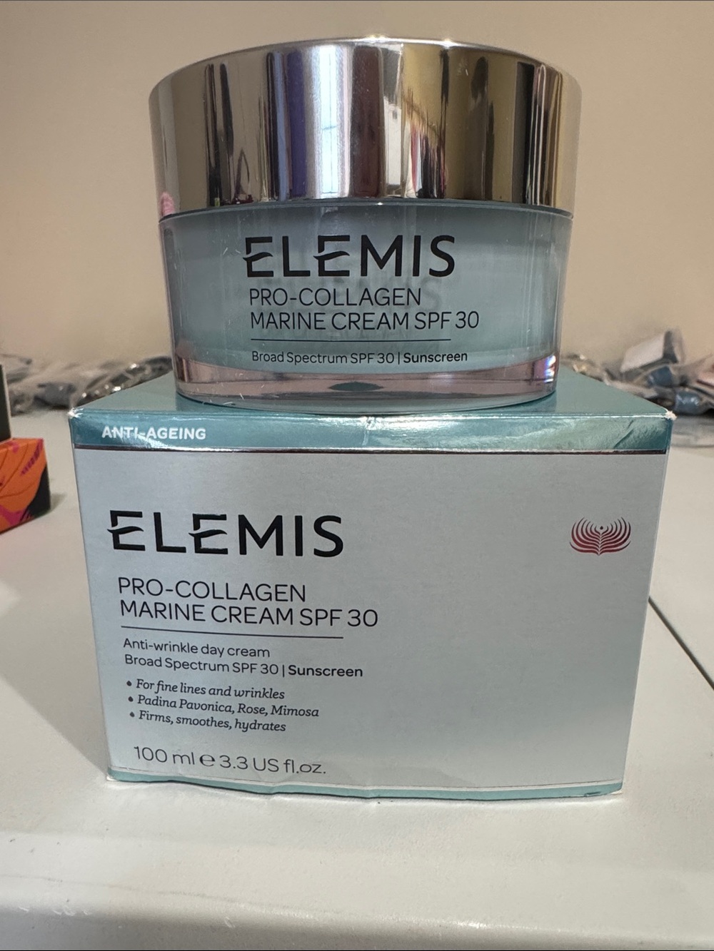 Elemis Pro-Collagen Marine Cream with SPF 30–100ml/3.3 oz JUMBO SIZE